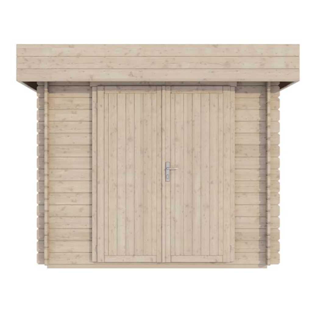 Abri moto en bois ROVETO 12m² – 28mm