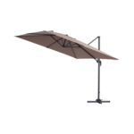 Parasol déporté "Sun 3" - 3 x 3 m - Taupe