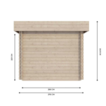 Abri Jardin Bois ROVETO - 4.7 m2 – Finition Premium – Neuf