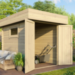 Abri Jardin Bois ROVETO - 4.7 m2 – Finition Premium – Neuf