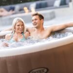 Spa Gonflable - INTEX - Sahara 4 places + Couverture Thermique - DESTOCKAGE