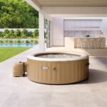 Spa Gonflable - INTEX - Sahara 4 places + Couverture Thermique - DESTOCKAGE