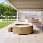 Spa Gonflable - INTEX - Sahara 6 places + Couverture Thermique