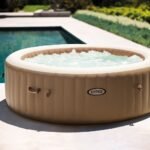 Spa Gonflable - INTEX - Sahara 6 places + Couverture Thermique