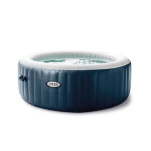 Spa Gonflable - INTEX - Blue Navy 6 places + Couverture Thermique - DESTOCKAGE