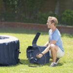 Spa Gonflable - INTEX - Blue Navy 6 places + Couverture Thermique - DESTOCKAGE