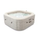 Spa Gonflable - INTEX - Chevron 4 places + Couverture Thermique - DESTOCKAGE