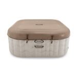 Spa Gonflable - INTEX - Chevron 4 places + Couverture Thermique - DESTOCKAGE