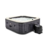Spa Gonflable - INTEX - Ardoise 4 places + Couverture Thermique