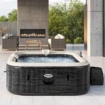 Spa Gonflable - INTEX - Ardoise 6 places + Couverture Thermique - DESTOCKAGE