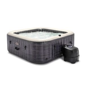 Spa Gonflable - INTEX - Ardoise 6 places + Couverture Thermique - DESTOCKAGE