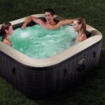 Spa Gonflable - INTEX - Ardoise 6 places + Couverture Thermique - DESTOCKAGE