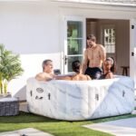 Spa Gonflable - INTEX - Calacatta 4 places + Couverture Thermique