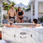 Spa Gonflable - INTEX - Calacatta 4 places + Couverture Thermique