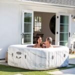 Spa Gonflable - INTEX - Calacatta 4 places + Couverture Thermique