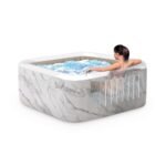 Spa Gonflable - INTEX - Calacatta 4 places + Couverture Thermique