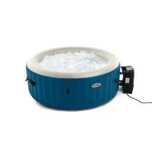 Spa Gonflable - INTEX - Blue One 2-4 places + Couverture Thermique