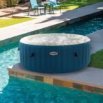 Spa Gonflable - INTEX - Blue One 2-4 places + Couverture Thermique