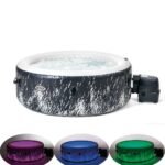 Spa Gonflable - INTEX - Galaxie 4 places + Couverture Thermique