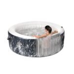 Spa Gonflable - INTEX - Galaxie 4 places + Couverture Thermique
