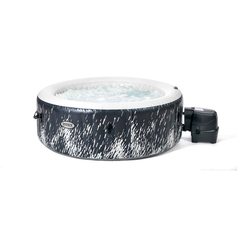 Spa Gonflable - INTEX - Galaxie 4 places + Couverture Thermique