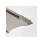 Parasol déporté NATERIAL Sonora II taupe rectangulaire, L.391 x l.282 cm