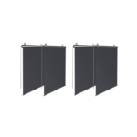 Pergola édition spéciale toit rétractable 3x3 M et 4 stores gris anthracite