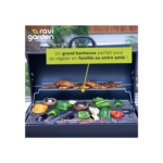 Barbecue Charbon de Bois XXL avec Couvercle