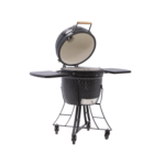 Barbecue Kamado Céramique Charbon NATERIAL Drago Noir ⌀46 cm avec housse