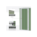 Abri de Jardin 1,2 m² – Cabanon Compact avec Porte Verrouillable