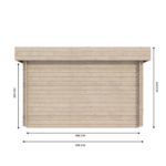 Abri Jardin Bois ROVETO - 4.7 m2 – Finition Premium – Neuf