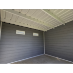 Abri de jardin composite SINTRA – 9 m2 gris clair – Neuf