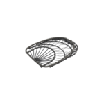 Fauteuil de jardin suspendu en forme d'œuf en acier coloris gris anthracite