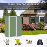 Abri de Jardin 1,2 m² – Cabanon Compact avec Porte Verrouillable