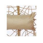 Fauteuil à bascule suspendu de jardin rond avec coussin