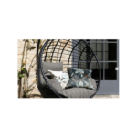 Fauteuil suspendu résine noire SOUTH BEACH