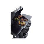 Barbecue au gaz - 114 x 55 x 114 cm - NATERIAL Alton, 3 brûleurs, noir