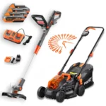 Lot d'outils de jardin sans fil FUXTEC FX-E1RM20-Set 40V (2x20V) & FX-E1RT20 20V