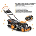 Tondeuse thermique démarrage électrique E-Start FUXTEC FX-RM5196eS avec zipgo®