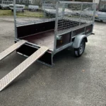 Remorque Polyvalente RenforcÉe EN Bois Lider – 1 Essieu FreinÉ – Ptac : 750 Kg – 251 X 133 Cm