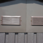 Abri de jardin métal aspect bois