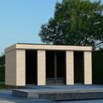 Abri de jardin semi habitable toit plat