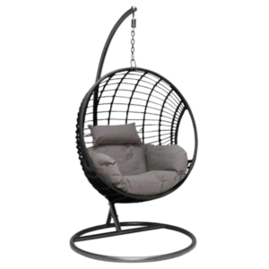 Fauteuil suspendu résine noire SOUTH BEACH