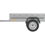 Remorque voiture GARDEN TRAILER 200 FD avec timon fixe
